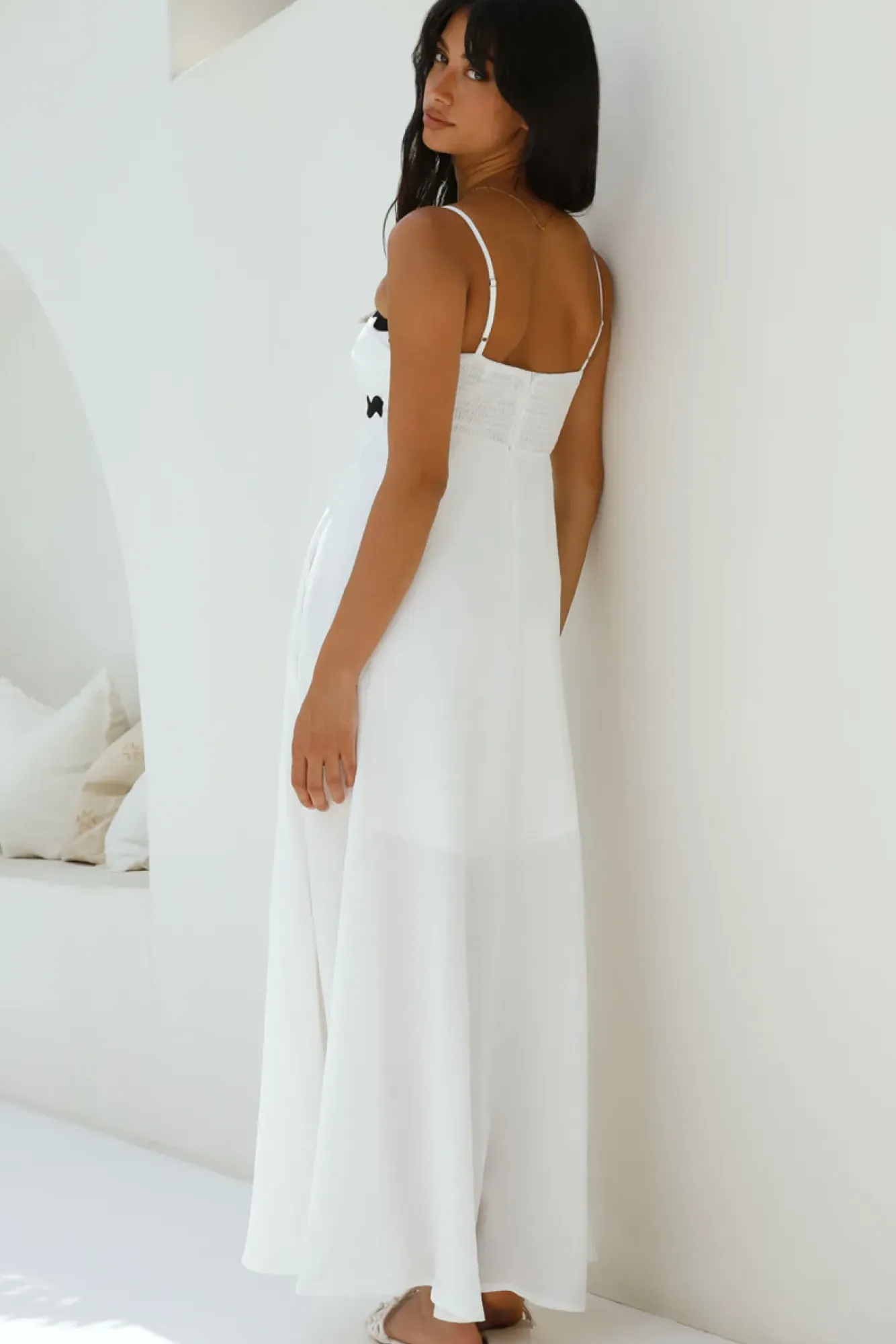 Vacation Dresses|Spring Break Dresses>Hello Molly Blowing Away Maxi Dress White