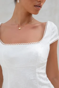 Vacation Dresses|Spring Break Dresses>Hello Molly Bon Voyage Mini Dress Cream