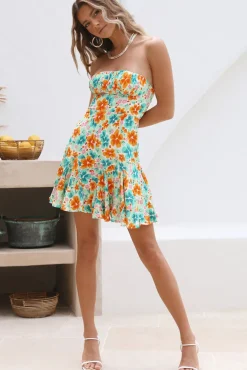Casual Dresses|Mini Dresses>Hello Molly Breezy Mornings Dress Green