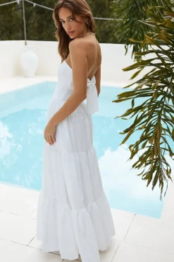 Brunch Dresses|Summer Dresses>Hello Molly Bride To Be Strapless Maxi Dress White