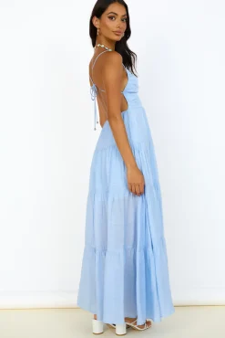 Vacation Dresses|Bump Friendly>Hello Molly Brooklyn Baby Maxi Dress Blue