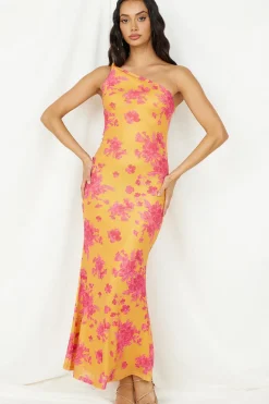 Wedding Guest Dresses|Formal Dresses>Hello Molly Burning Wishes Maxi Dress Orange