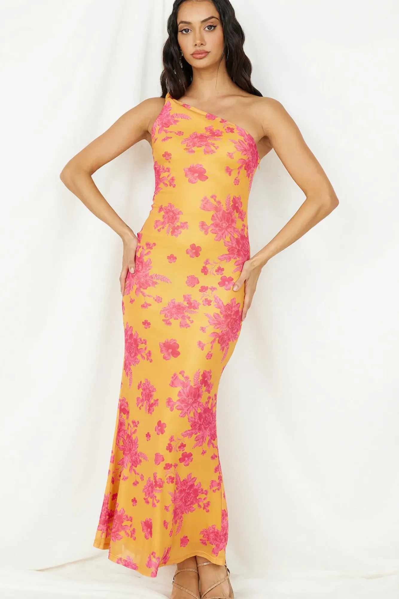 Wedding Guest Dresses|Formal Dresses>Hello Molly Burning Wishes Maxi Dress Orange