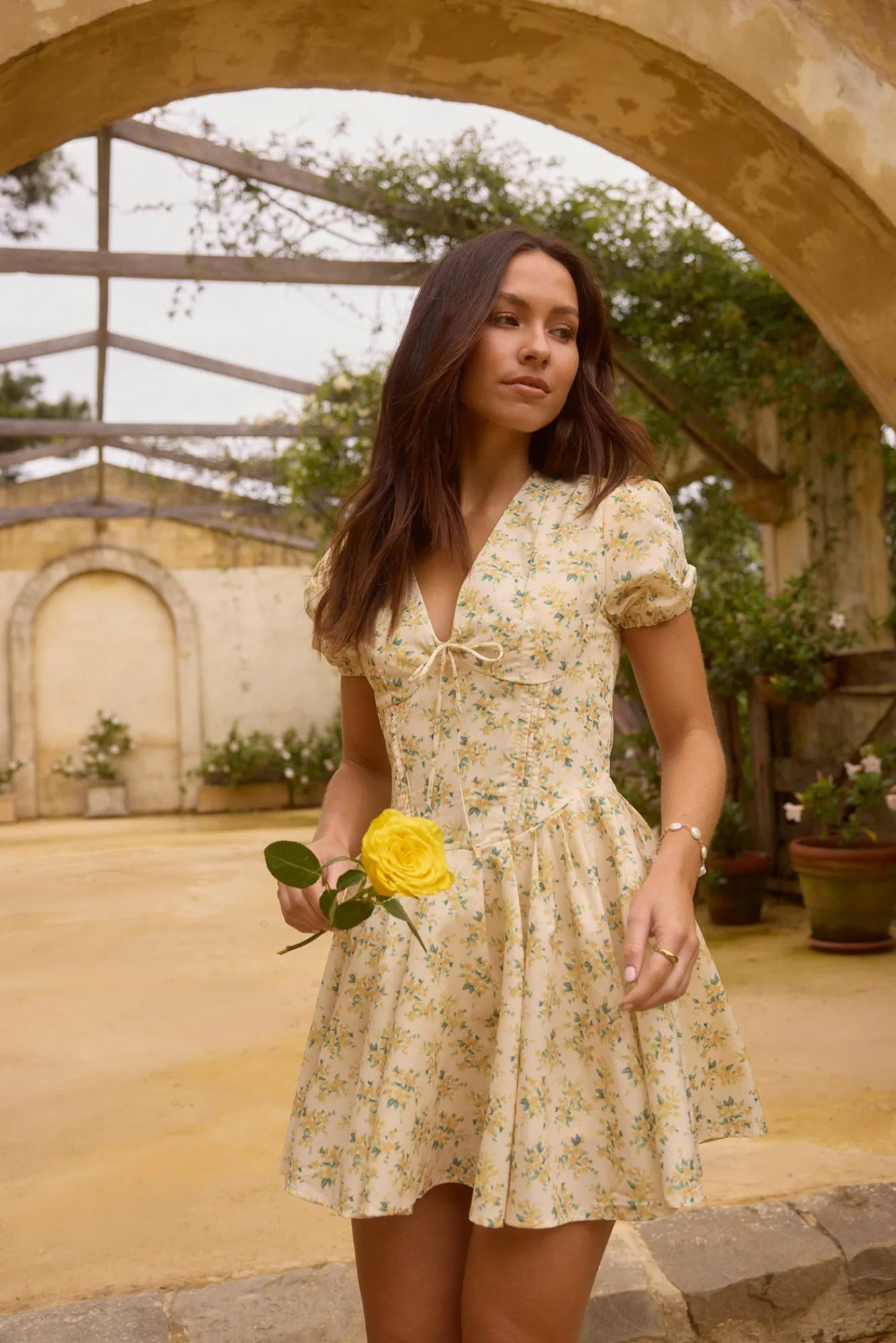 Brunch Dresses|Casual Dresses>Hello Molly Butter Cup Mini Dress yellow
