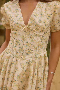 Brunch Dresses|Casual Dresses>Hello Molly Butter Cup Mini Dress yellow