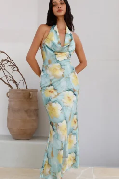 Wedding Guest Dresses|Formal Dresses>Hello Molly Calm Paradise Maxi Dress Blue