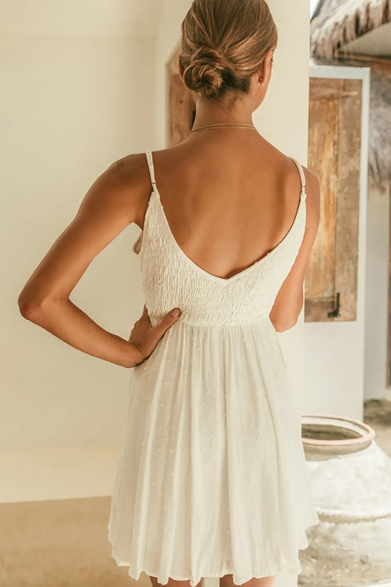 Spring Break Dresses|Casual Dresses>Hello Molly Candlelight Dress White