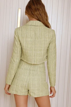 Jackets|Long Sleeve>Hello Molly Candy Apple Jacket Green