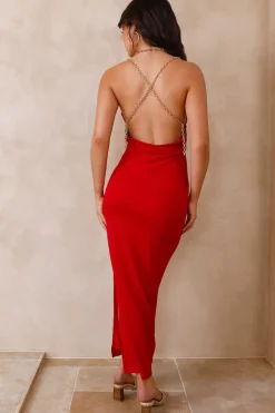 Wedding Guest Dresses|Formal Dresses>Hello Molly Caribbean Breeze Maxi Dress Red