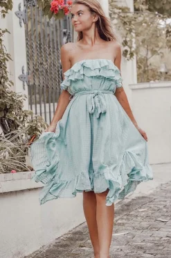 Spring Break Dresses|Summer Dresses>Hello Molly Carlotta Midi Dress Sage