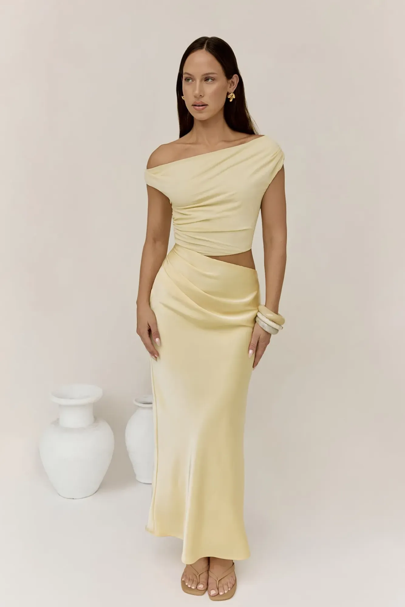 Wedding Guest Dresses|Formal Dresses>Hello Molly Carmellia Maxi Dress Yellow
