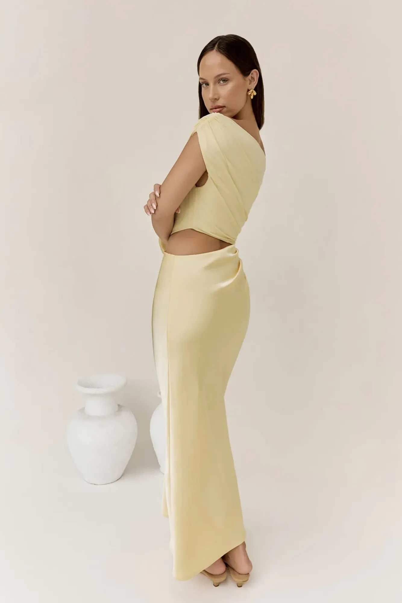 Wedding Guest Dresses|Formal Dresses>Hello Molly Carmellia Maxi Dress Yellow