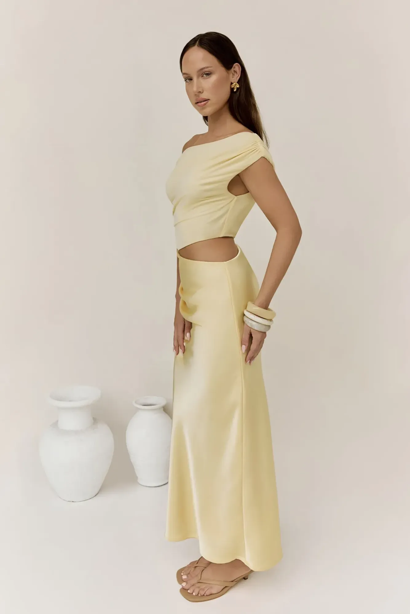 Wedding Guest Dresses|Formal Dresses>Hello Molly Carmellia Maxi Dress Yellow