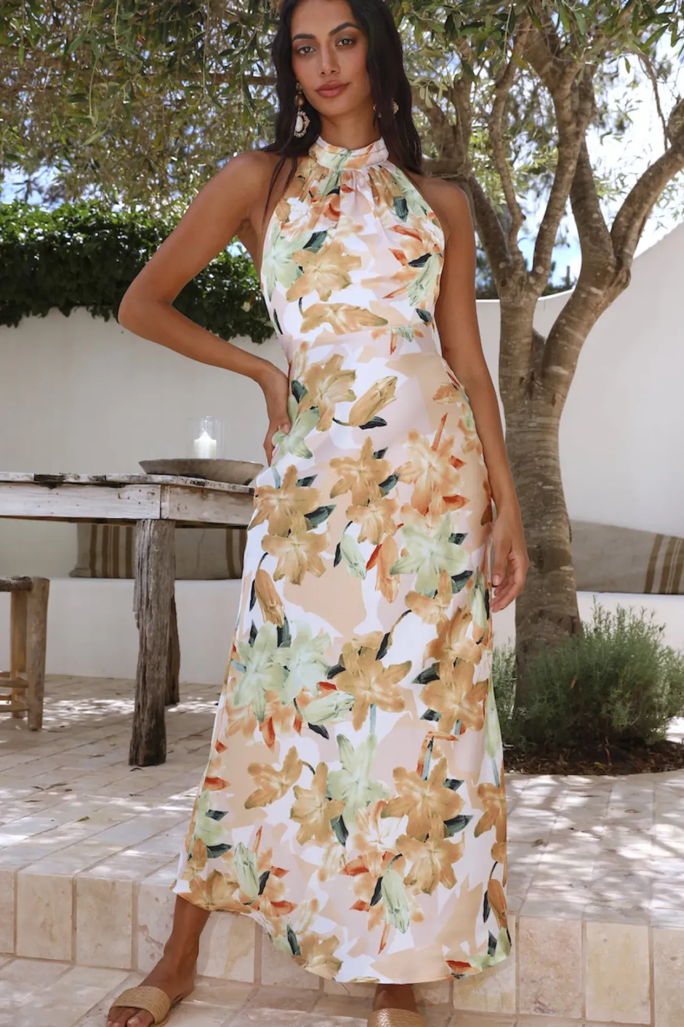 Cocktail Dresses|Vacation Dresses>Hello Molly Carnival Fun Maxi Dress Yellow