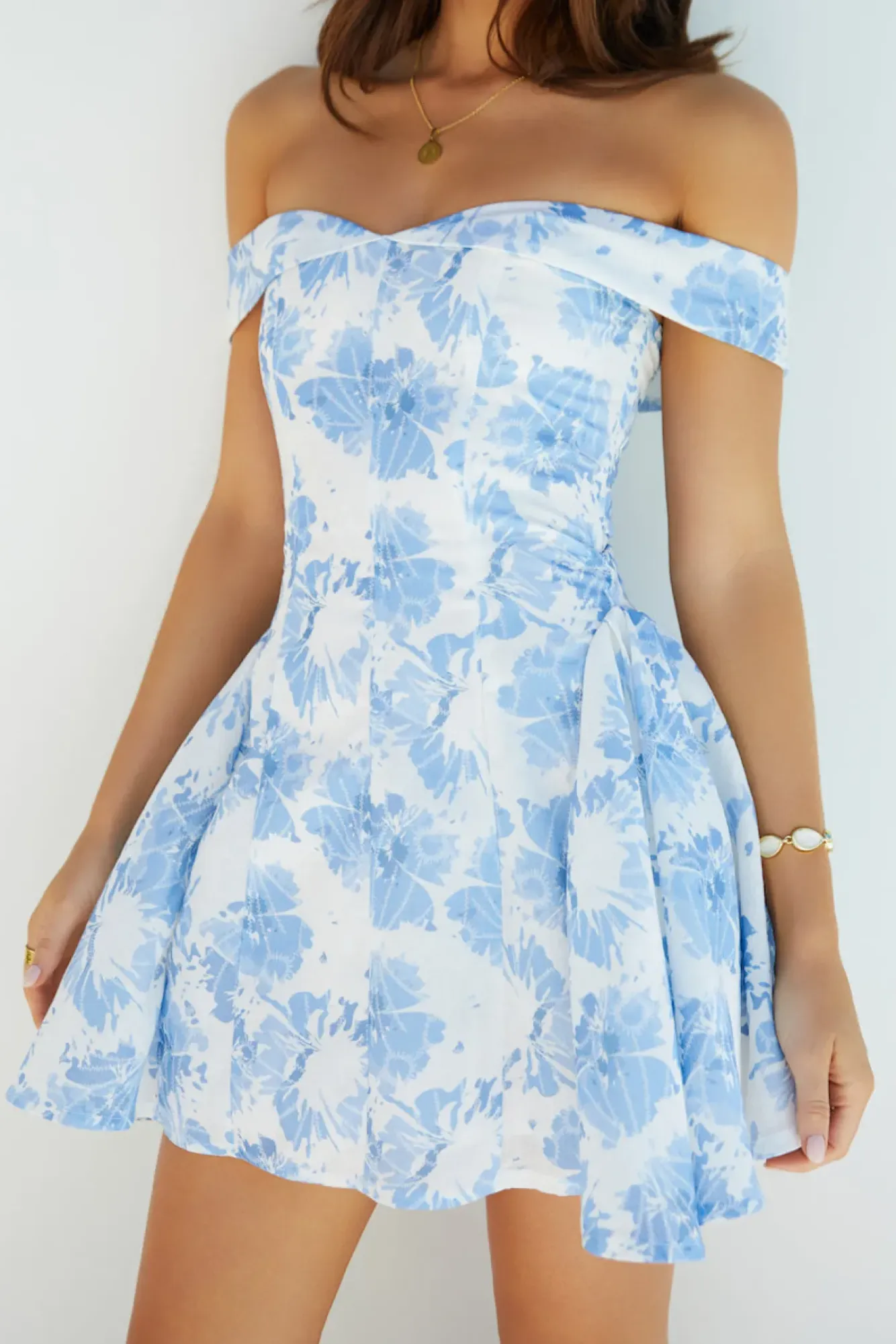 Cocktail Dresses|Brunch Dresses>Hello Molly Carpri Nights Mini Dress Blue