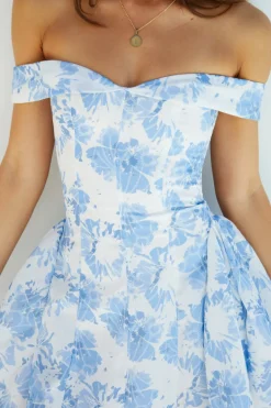 Cocktail Dresses|Brunch Dresses>Hello Molly Carpri Nights Mini Dress Blue