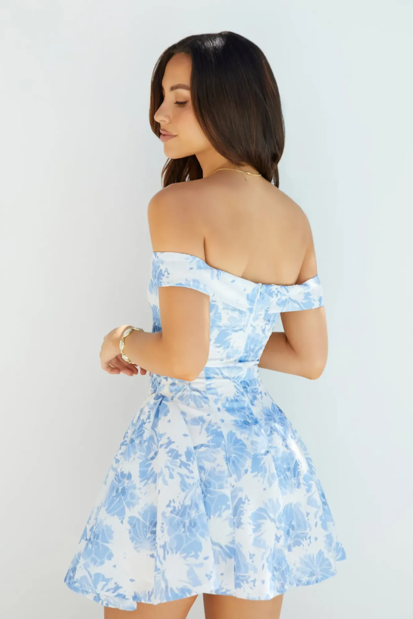 Cocktail Dresses|Brunch Dresses>Hello Molly Carpri Nights Mini Dress Blue