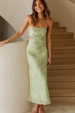 Vacation Dresses|Spring Break Dresses>Hello Molly Cascalone Maxi Dress Sage