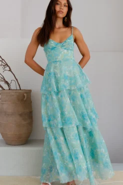 Wedding Guest Dresses|Formal Dresses>Hello Molly Cascata Maxi Dress Mint