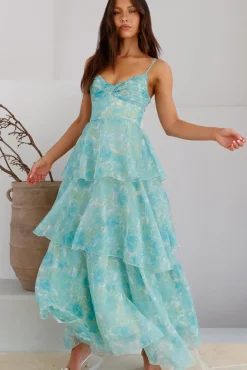 Wedding Guest Dresses|Formal Dresses>Hello Molly Cascata Maxi Dress Mint