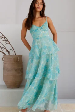 Wedding Guest Dresses|Formal Dresses>Hello Molly Cascata Maxi Dress Mint