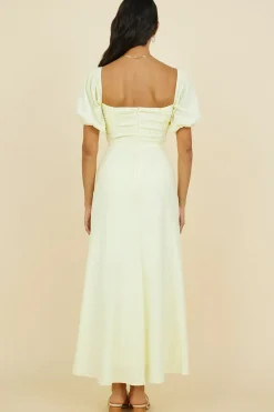 Vacation Dresses|Spring Break Dresses>Hello Molly Celebration Of Us Maxi Dress Yellow