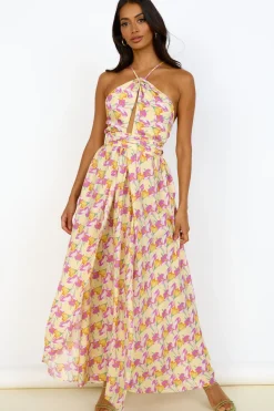 Wedding Guest Dresses|Brunch Dresses>Hello Molly Celestial Dreams Maxi Dress Floral