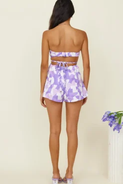 Rompers>Hello Molly Chasing Sunshine Romper Purple