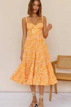 Spring Break Dresses|Casual Dresses>Hello Molly Chosen Path Midi Dress