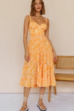 Spring Break Dresses|Casual Dresses>Hello Molly Chosen Path Midi Dress