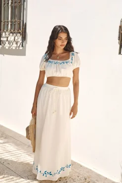 Skirts|Skirt And Top Sets>Hello Molly Ciao Bella Maxi Skirt Beige