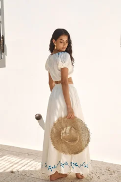 Skirts|Skirt And Top Sets>Hello Molly Ciao Bella Maxi Skirt Beige