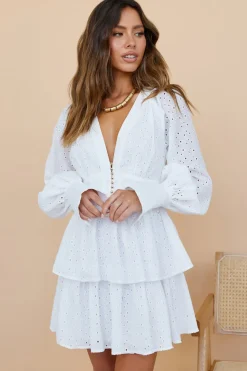 Spring Break Dresses|Summer Dresses>Hello Molly Citrus Scents Dress White