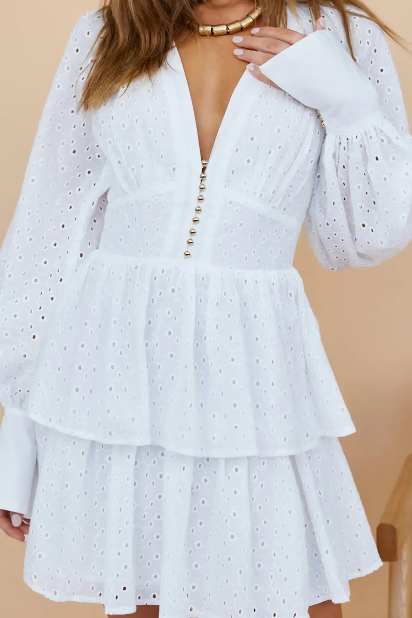 Spring Break Dresses|Summer Dresses>Hello Molly Citrus Scents Dress White