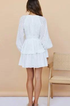 Spring Break Dresses|Summer Dresses>Hello Molly Citrus Scents Dress White