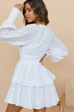 Spring Break Dresses|Summer Dresses>Hello Molly Citrus Scents Dress White
