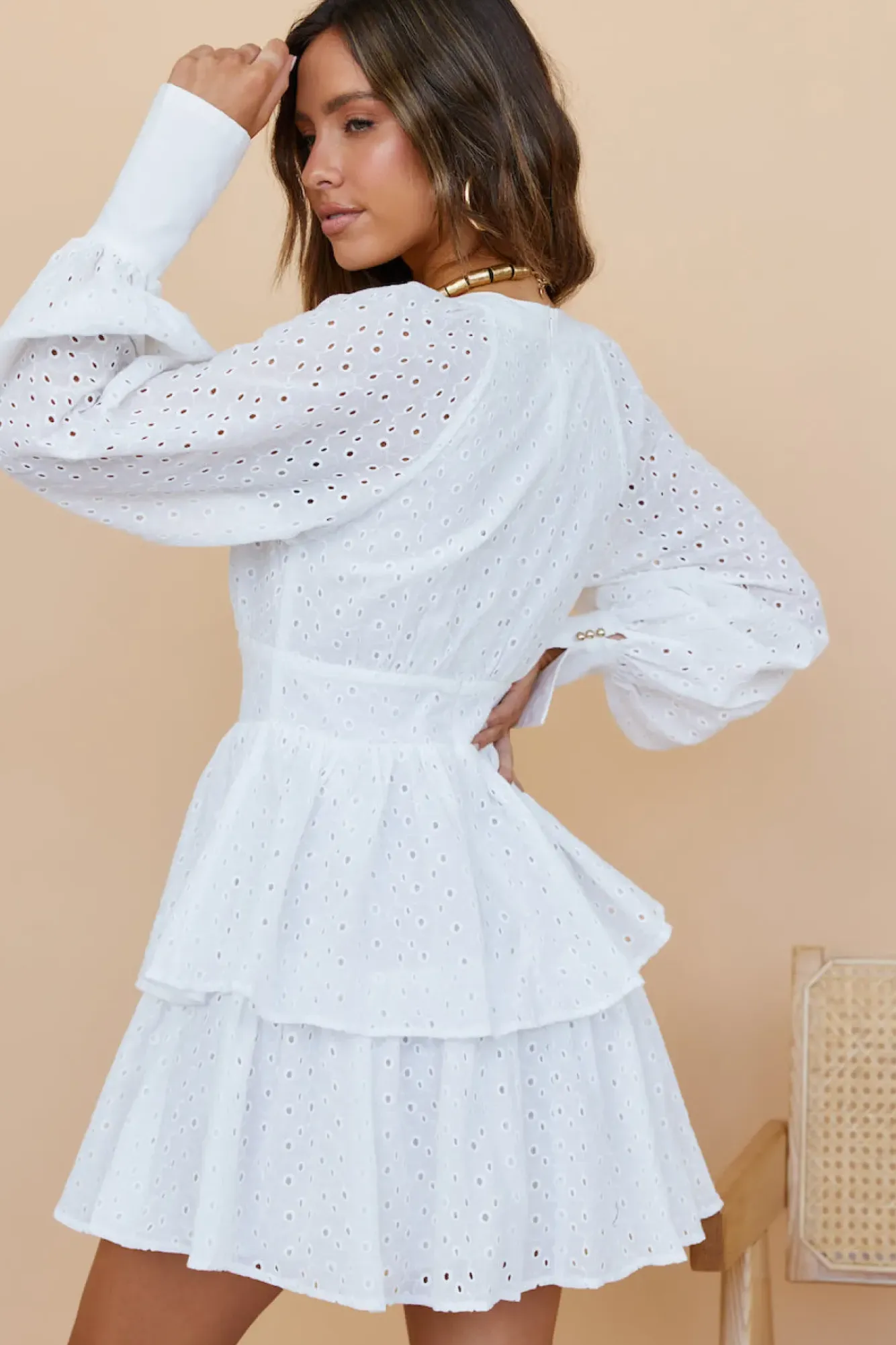Spring Break Dresses|Summer Dresses>Hello Molly Citrus Scents Dress White