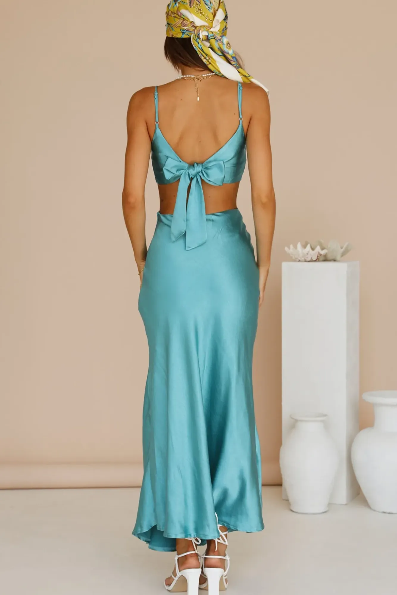 Wedding Guest Dresses|Formal Dresses>Hello Molly City Sunset Maxi Dress Aqua