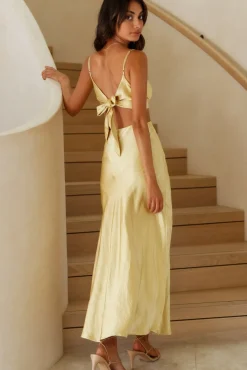 Wedding Guest Dresses|Formal Dresses>Hello Molly City Sunset Maxi Dress Yellow
