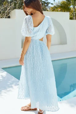 Wedding Guest Dresses|Vacation Dresses>Hello Molly Clarity Maxi Dress Blue