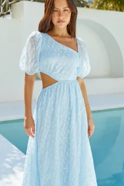 Wedding Guest Dresses|Vacation Dresses>Hello Molly Clarity Maxi Dress Blue