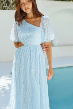 Wedding Guest Dresses|Vacation Dresses>Hello Molly Clarity Maxi Dress Blue