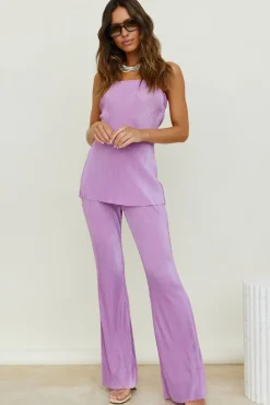 Pants>Hello Molly Clear Reason Pants Purple