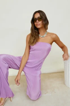 Pants>Hello Molly Clear Reason Pants Purple