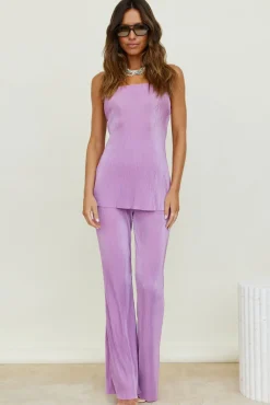 Pants>Hello Molly Clear Reason Pants Purple
