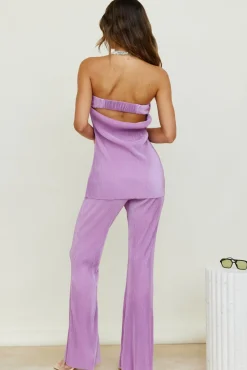 Pants>Hello Molly Clear Reason Pants Purple