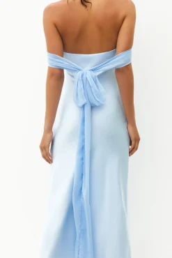 Wedding Guest Dresses|Formal Dresses>Hello Molly Cleo Cove Strapless Maxi Dress Blue
