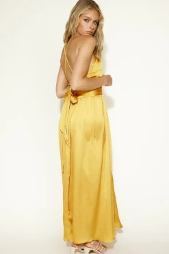 Formal Dresses|Cocktail Dresses>Hello Molly Closest Friend Maxi Dress Yellow