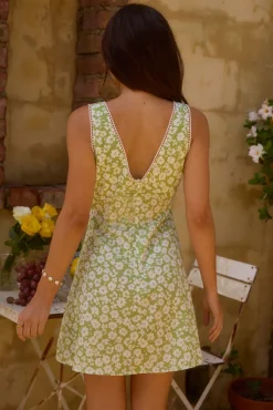 Brunch Dresses|Casual Dresses>Hello Molly Clover Cove Mini dress Green