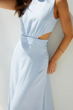 Wedding Guest Dresses|Vacation Dresses>Hello Molly Coastal Glow Maxi Dress Blue